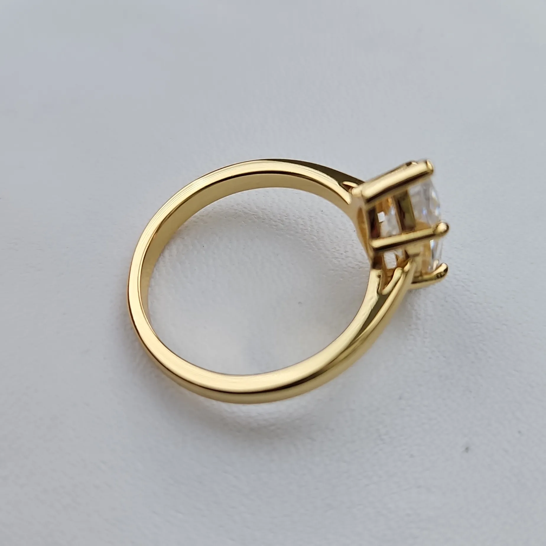 2ct Marquise Moissanite Solitaire Ring. Size 6 - Image 10