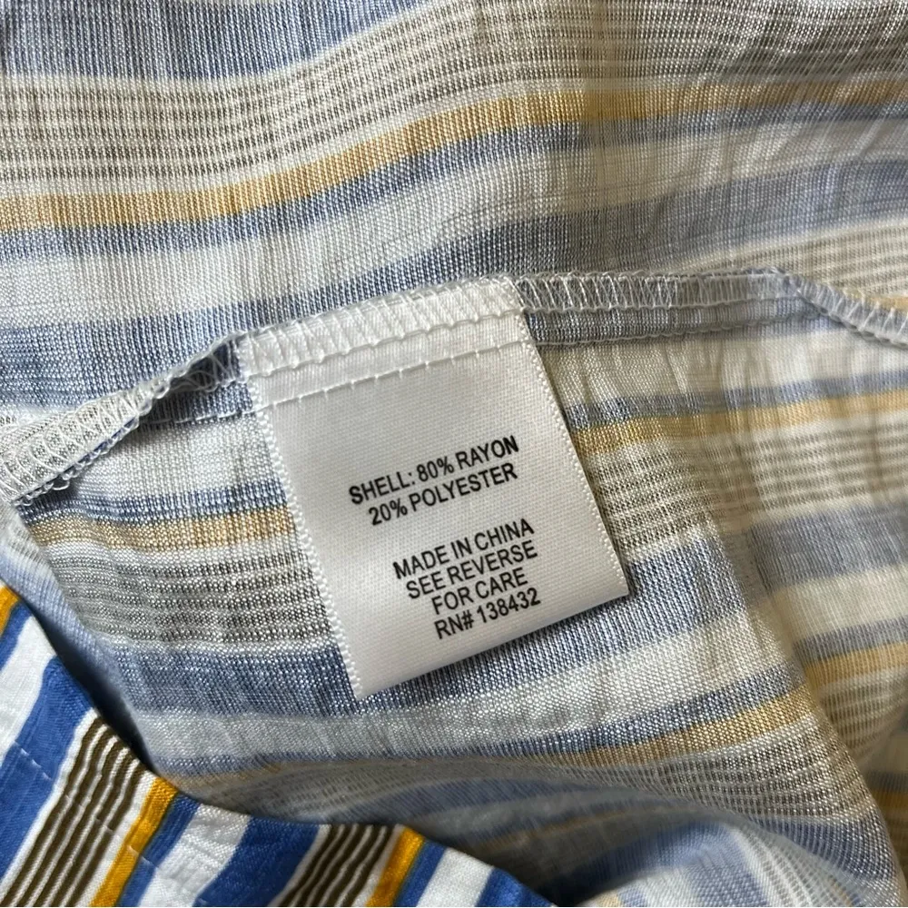 ModCloth Cape Cod Stripe Off Shoulder Mini Dress - Image 7