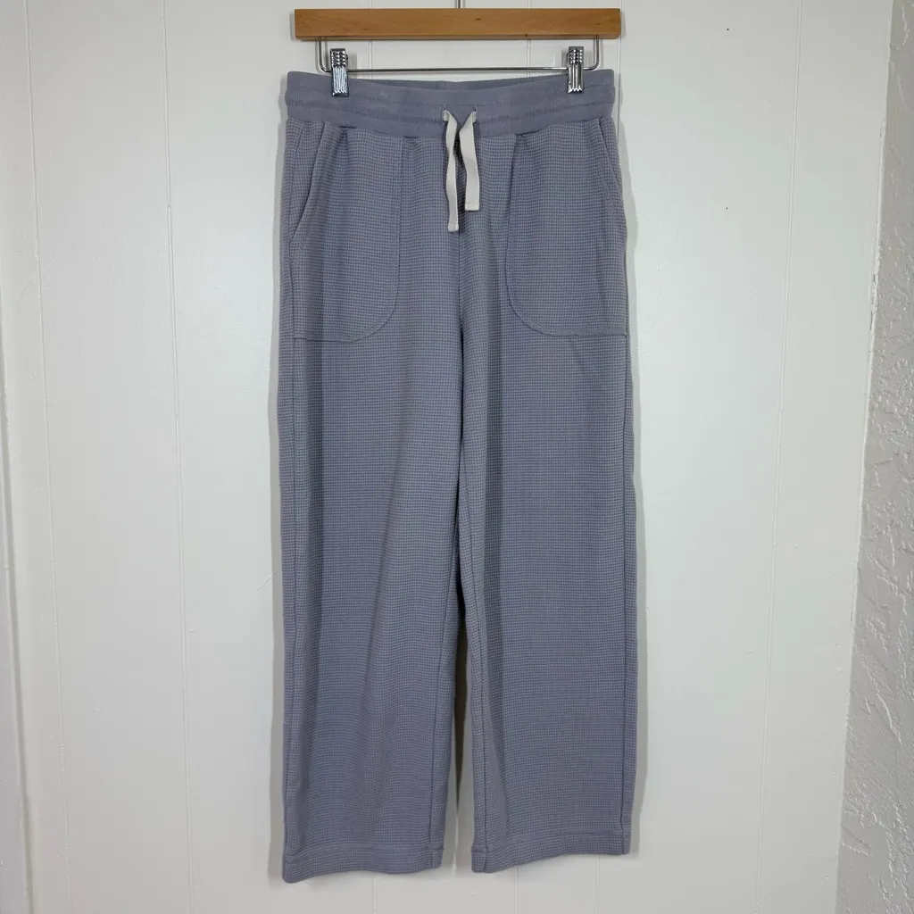 Madewell Lavender Textured Waffle Straight Sweatpants - Image 2