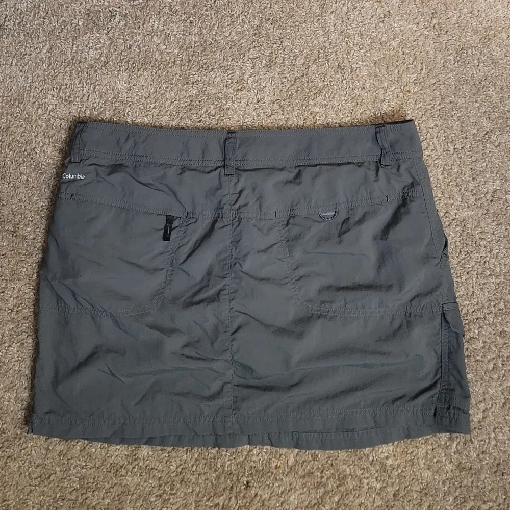 Columbia Gray Omni- Shade Sun Protection Gold Tennis Skort 12 - Image 7