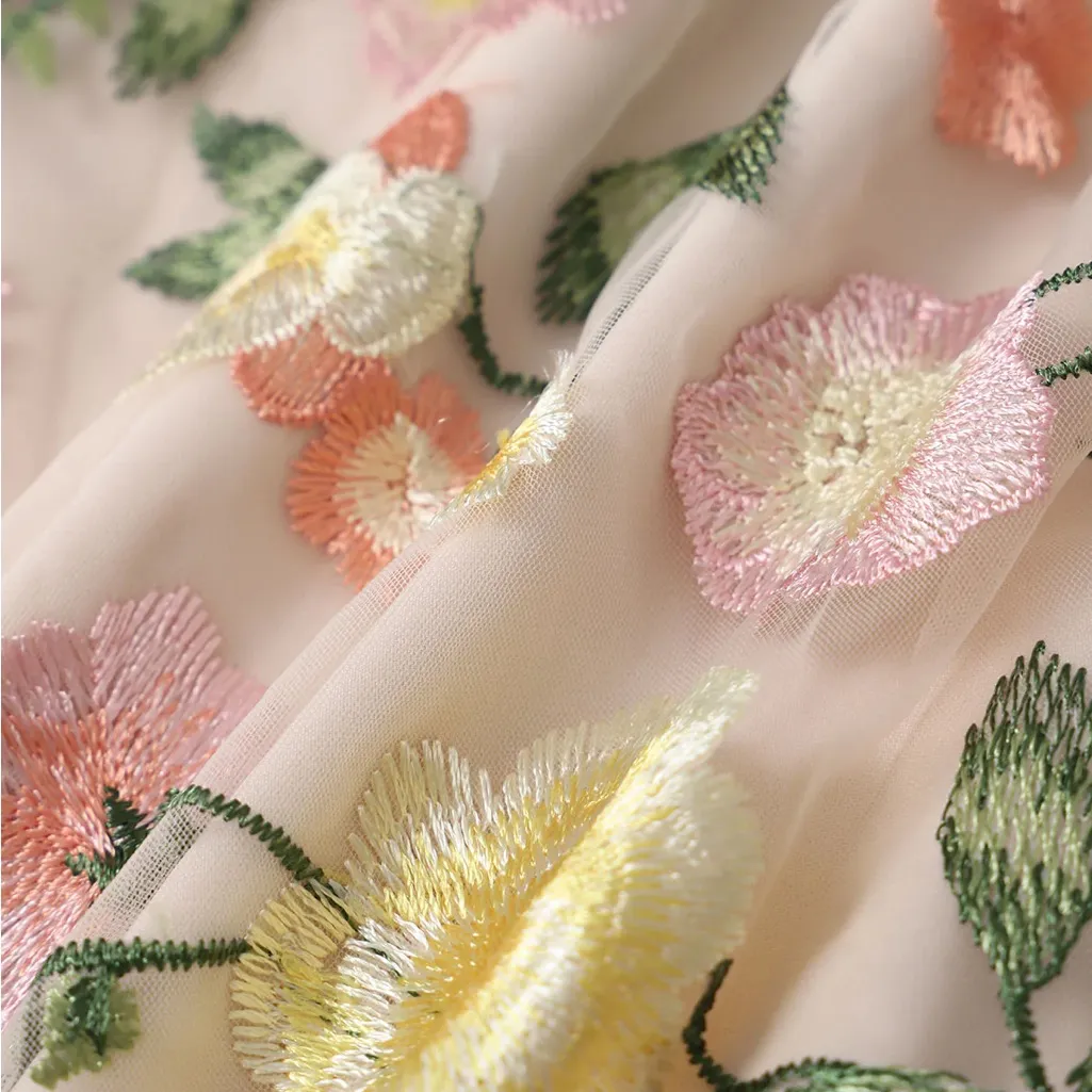 Rihoas Yellow V Neck Floral Sleeveless Mini Dress Size XS - Image 7