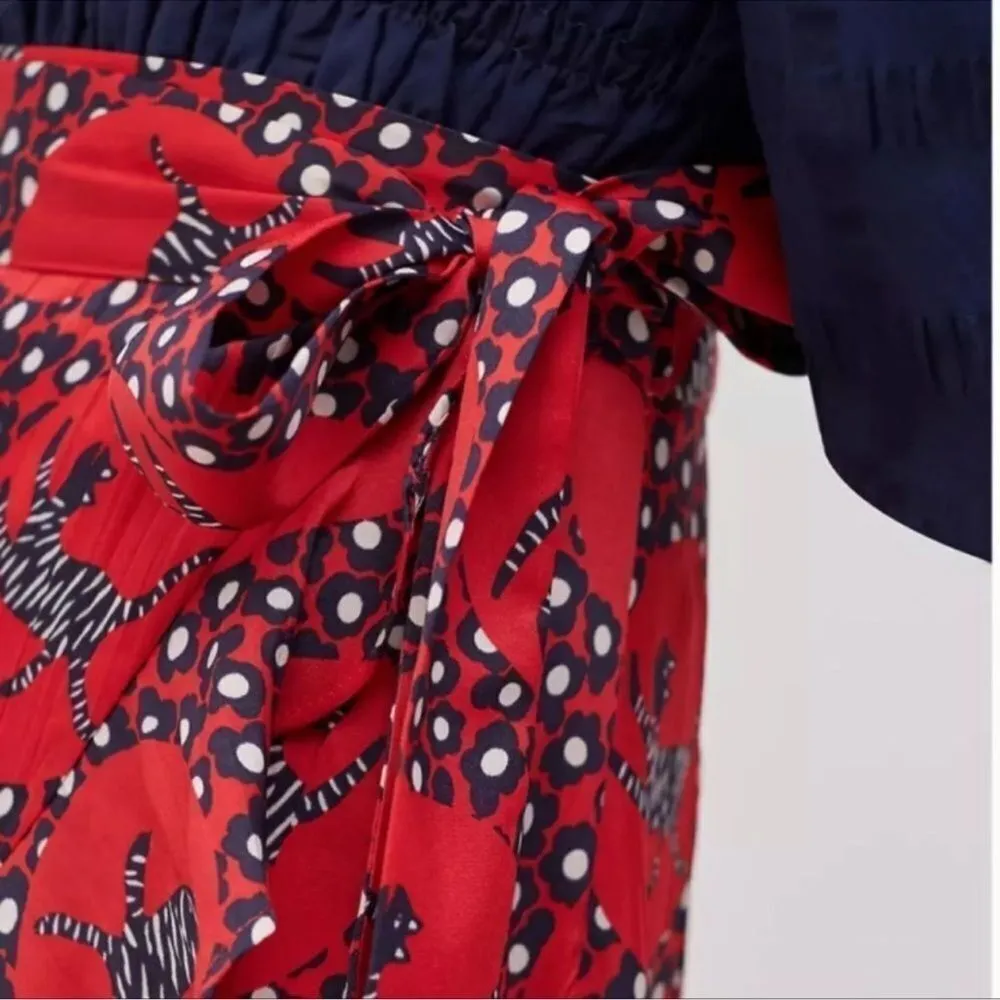 Anthropologie Liv Lee Ruffled Wrap Maxi Skirt NEW Size Small - Image 3