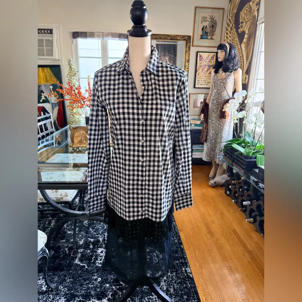 Pinko Plaid Print Knee - Image 3