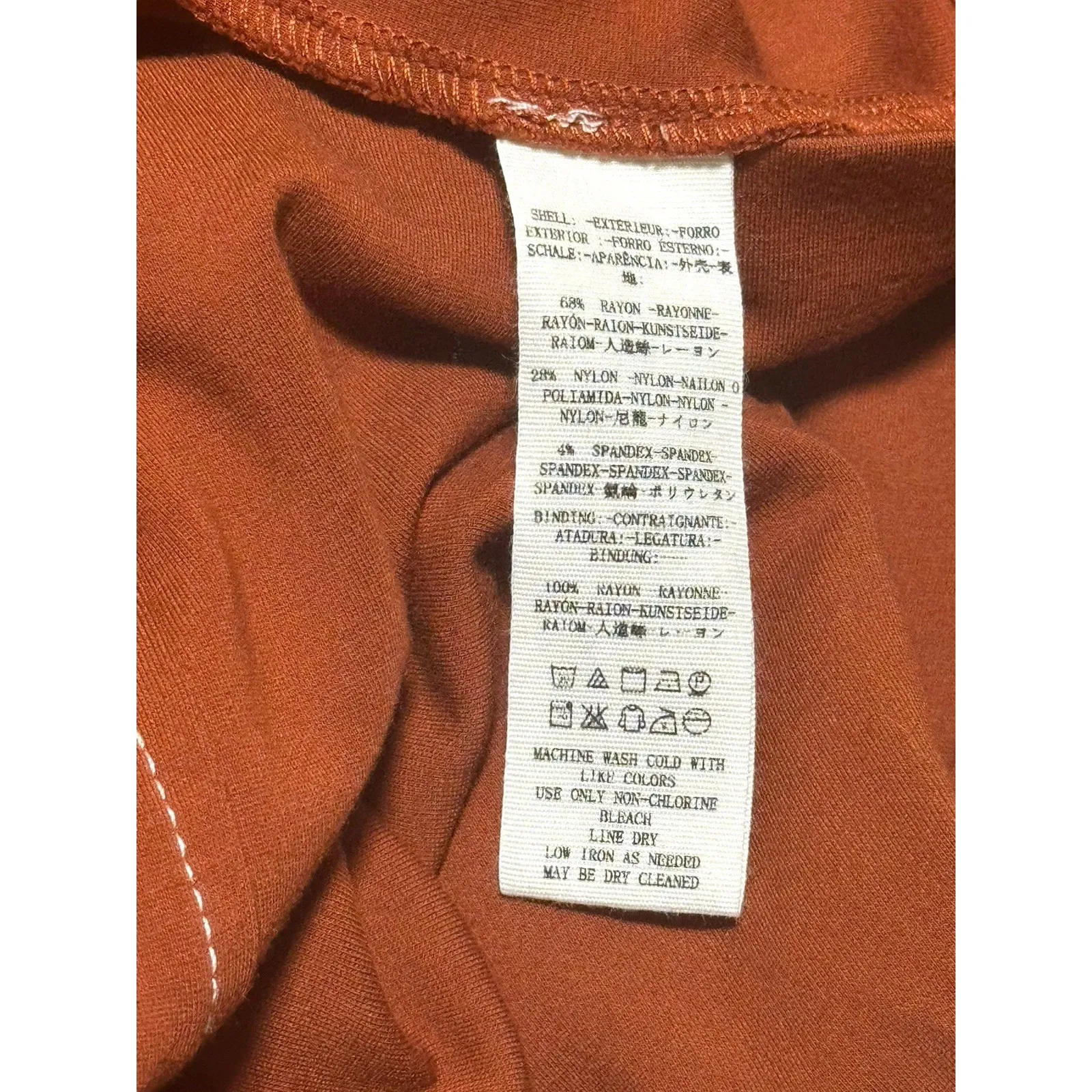 Free People Renna Mini Dress In‎ Rust Y2K Bodycon Event Strapless Sexy Size L - Image 5