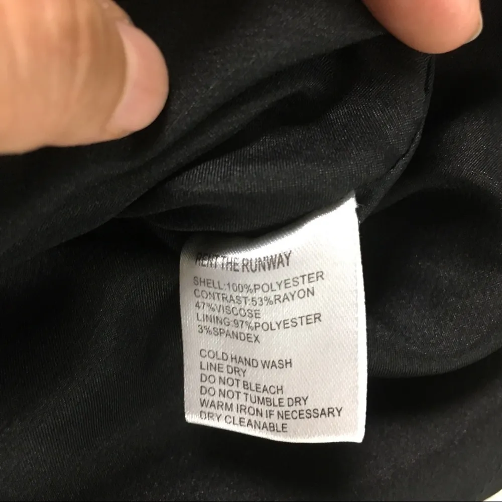 Slate & Willow Elegant Black Mini Dress 6 Ruffle Trim Body con Sleeveless - Image 6