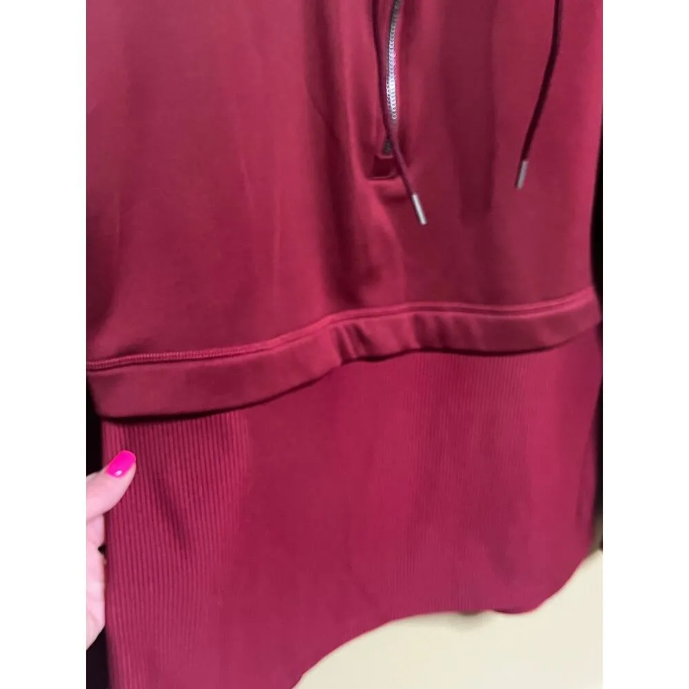 Avia Size Medium Fleece Lined Quarter Zip Pullover - Image 4