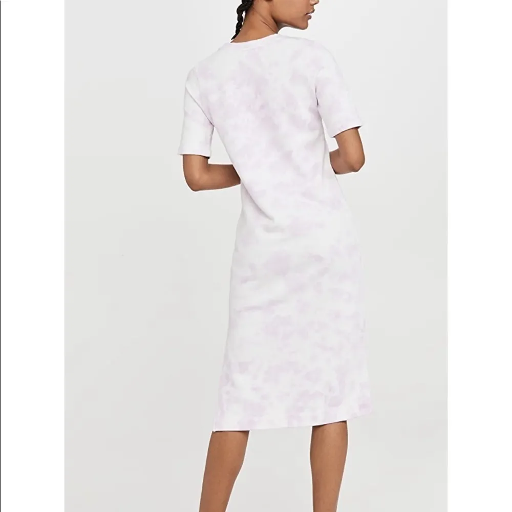 525 Tie Dye Short‎ Sleeve Sweatshirt Dress in Electric Lilac Size Extra Small - Image 5