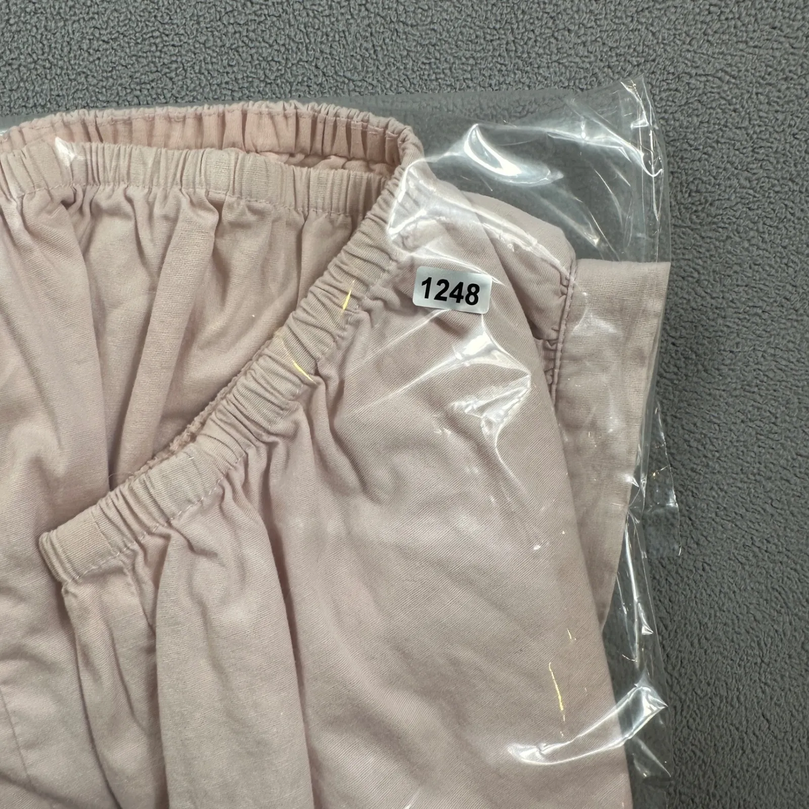 Copper Key Cropped Top XS Womens Pink Puff Sleeve Square Neck Blouse Shirt - Image 6