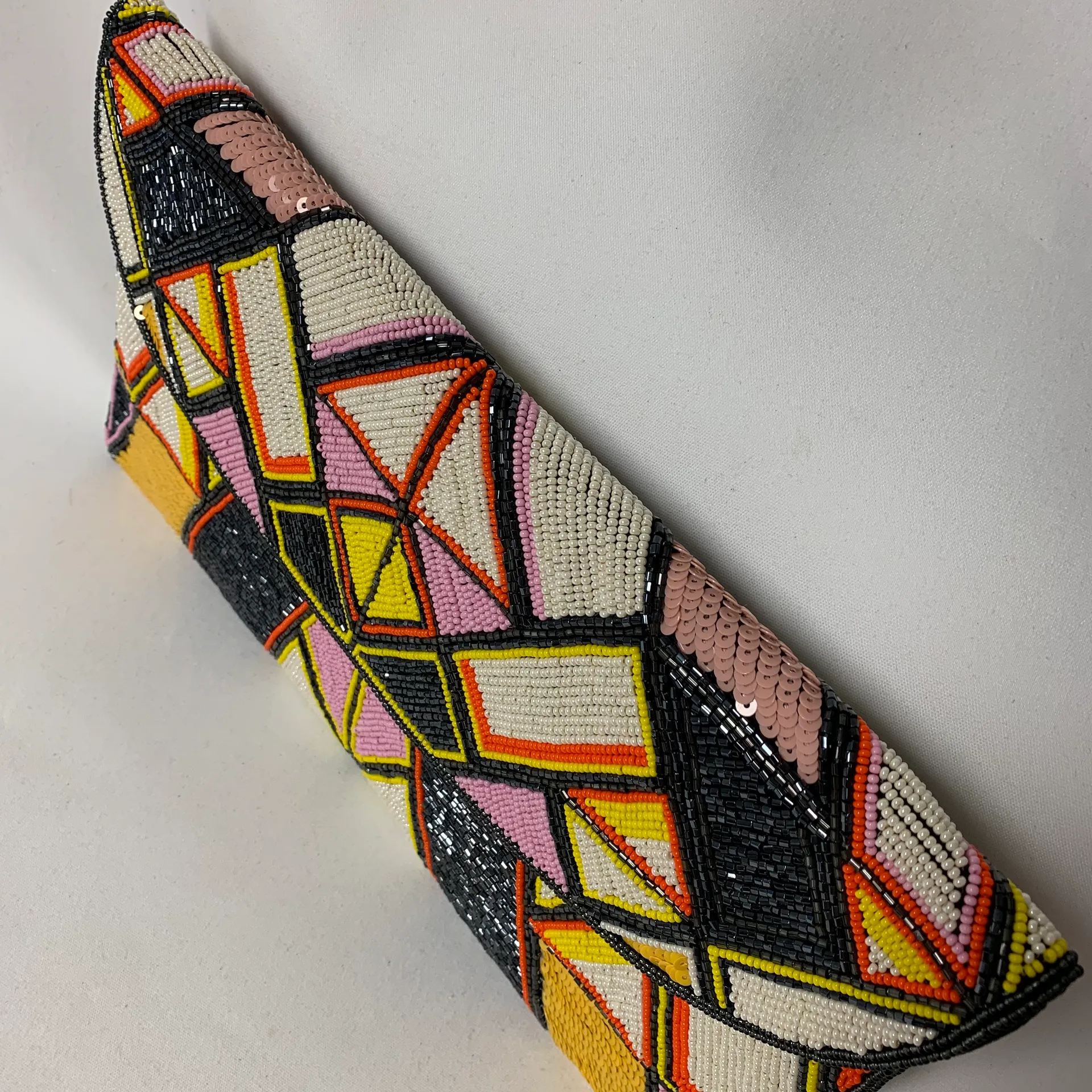 Colorful Beaded Envelope Clutch NWOT Multiple - Image 2