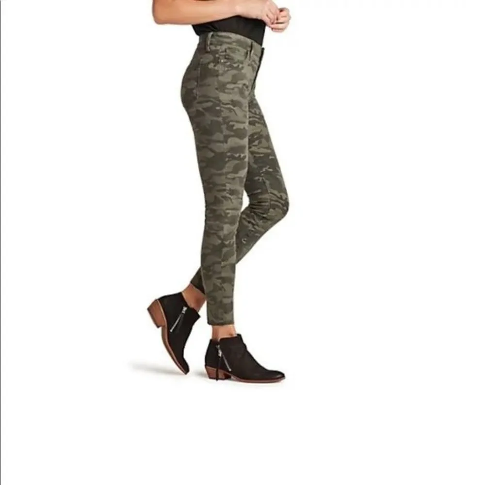 Sam Edelman The Kitten Skinny Cut-Hem Jeans Camo - Image 2