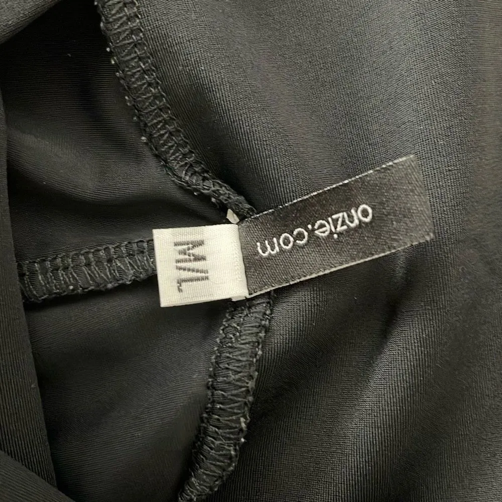 Onzie Womens Mesh‎ High Rise Bondage Leggings Black Size Medium/Large - Image 6