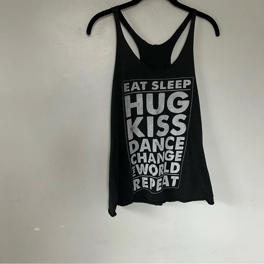 Michael Franti & Spearhead Black Graphic Tank Top Size M - Image 2