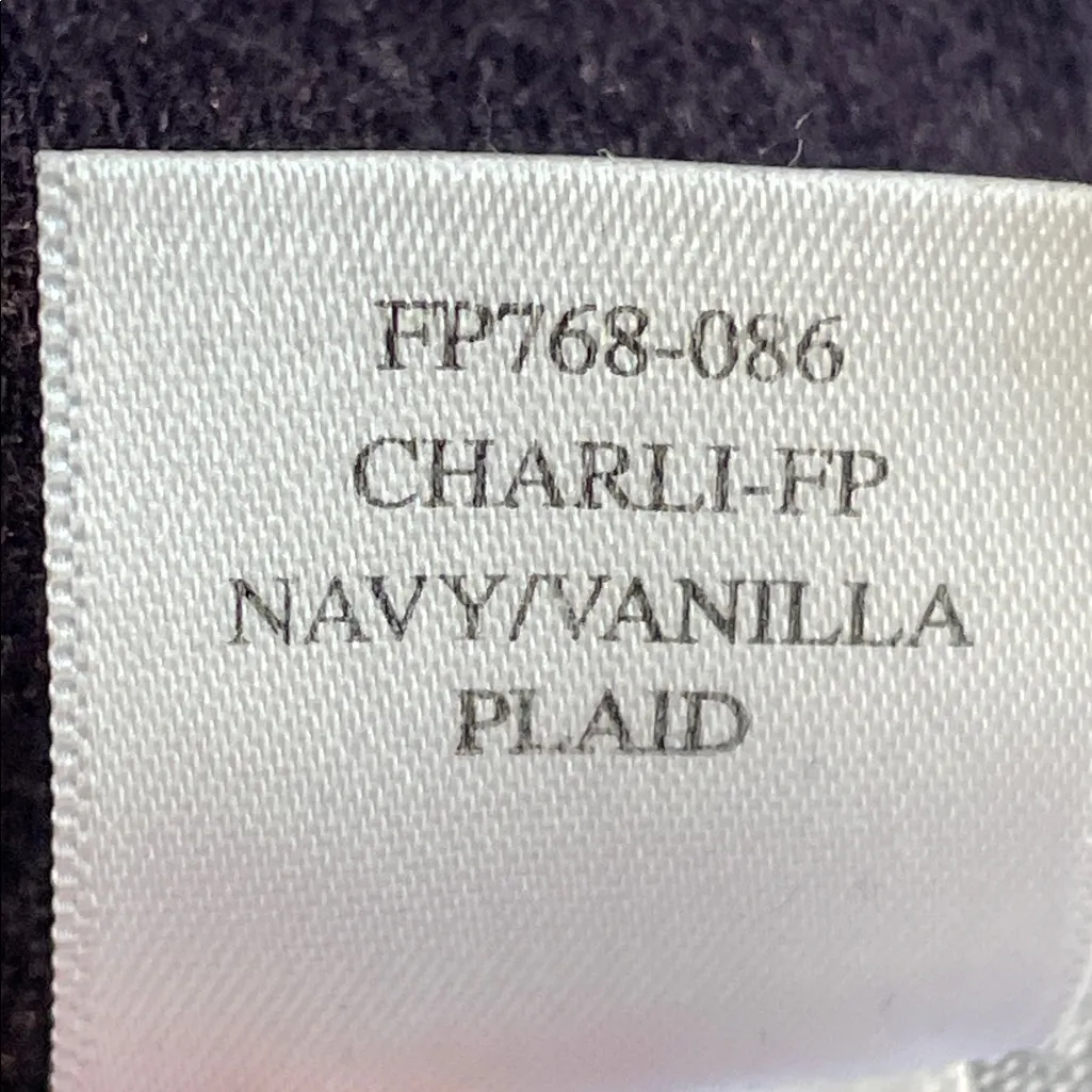 Rails X Free People Charli Navy Vanilla Plaid Shirt - Image 5