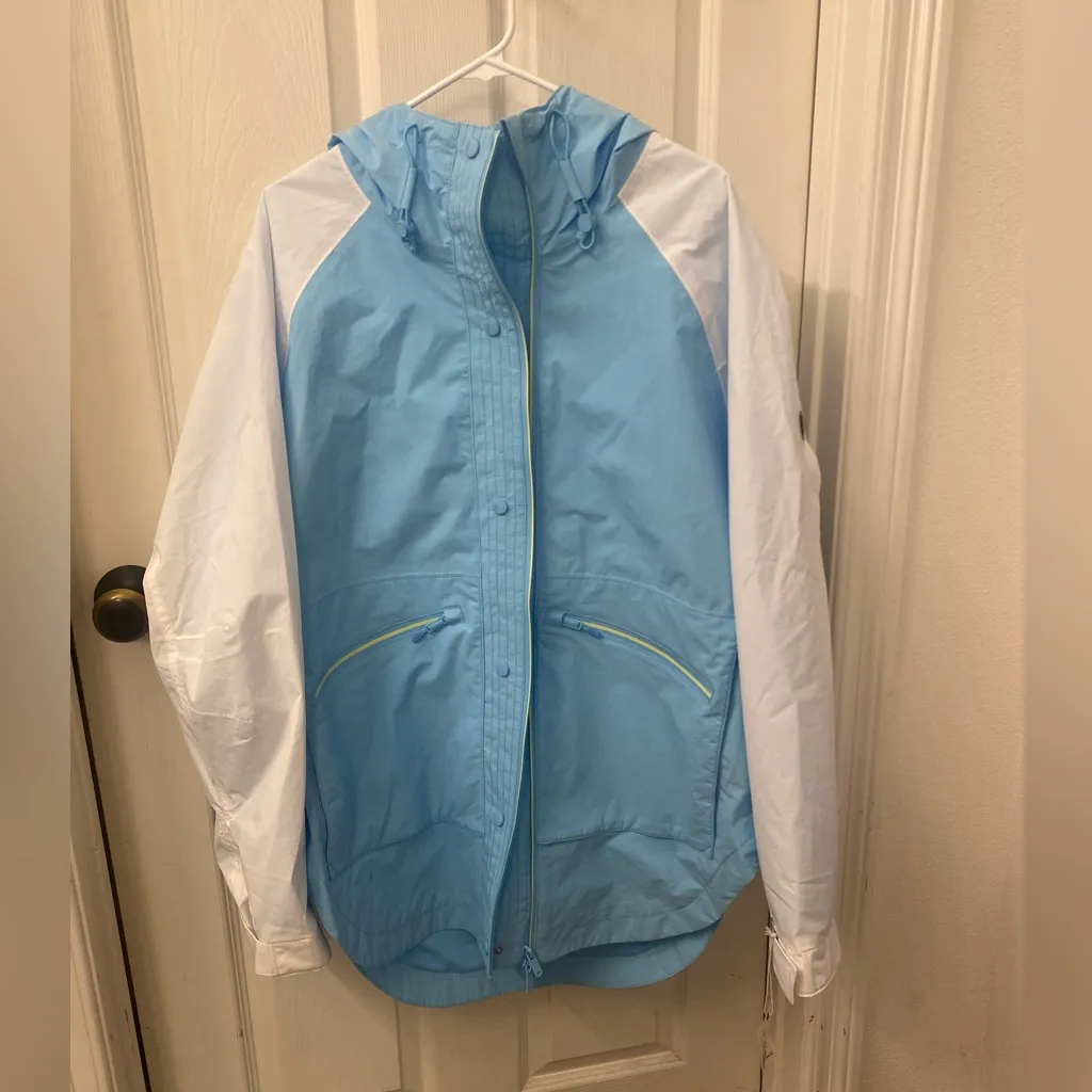 FP Movement by Free People Vibrant Blue Rain Jacket Size L - Image 4