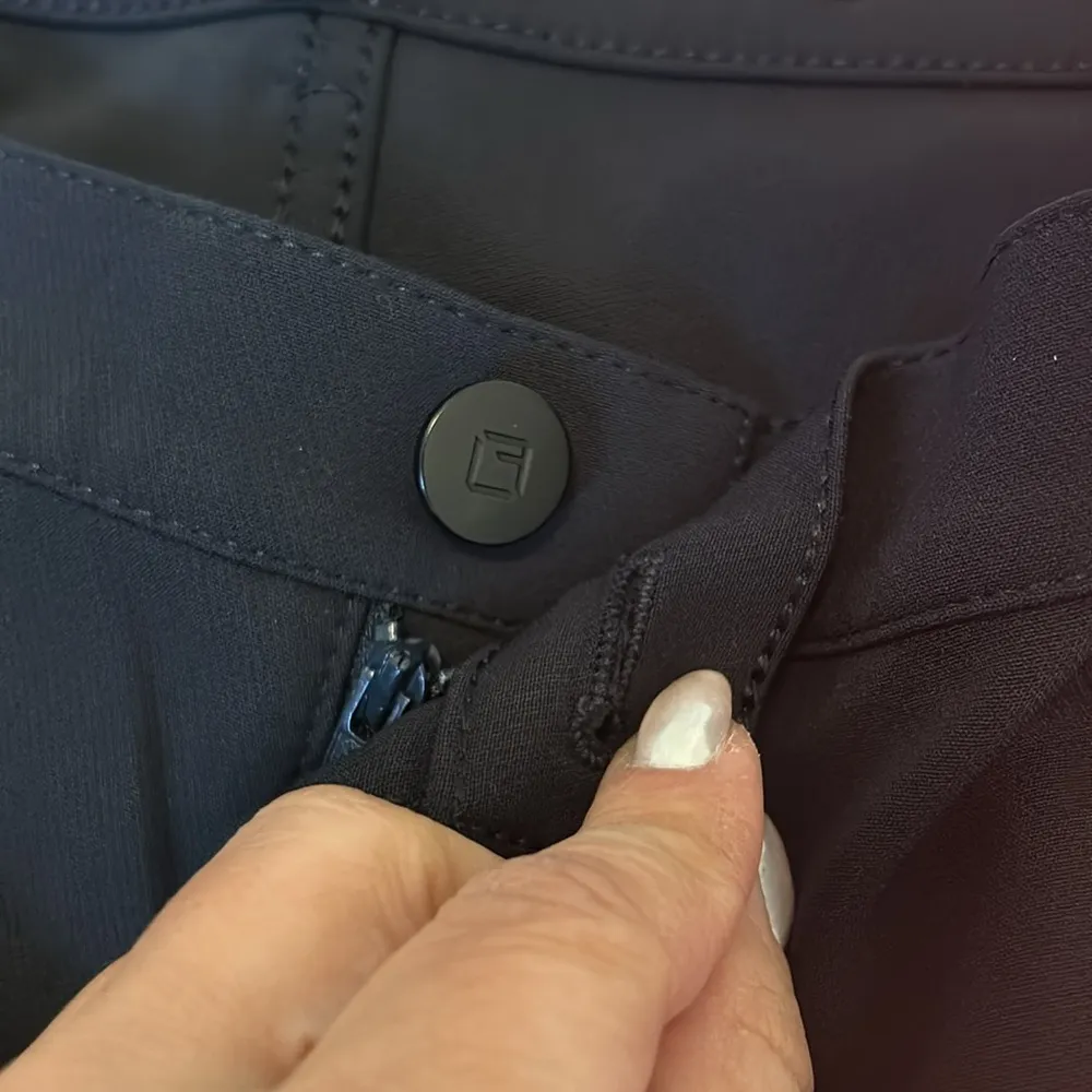 Lafayette 148 Ny Acclaimed Stretch Mercer Pants in Ink - Image 10