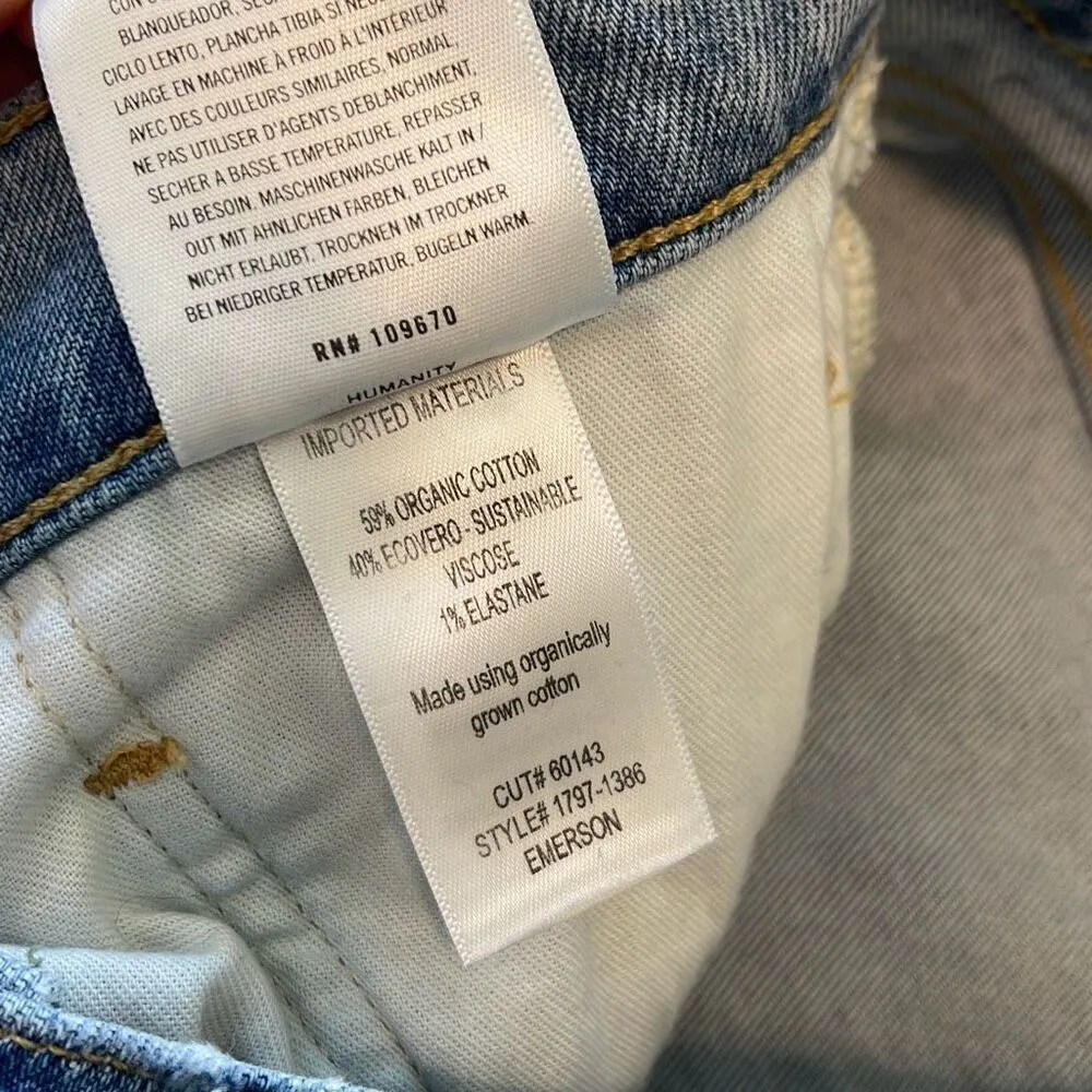 Citizens of Humanity Womens Emerson Premium Vintage Boyfriend Jeans Slushie Blue - Image 12