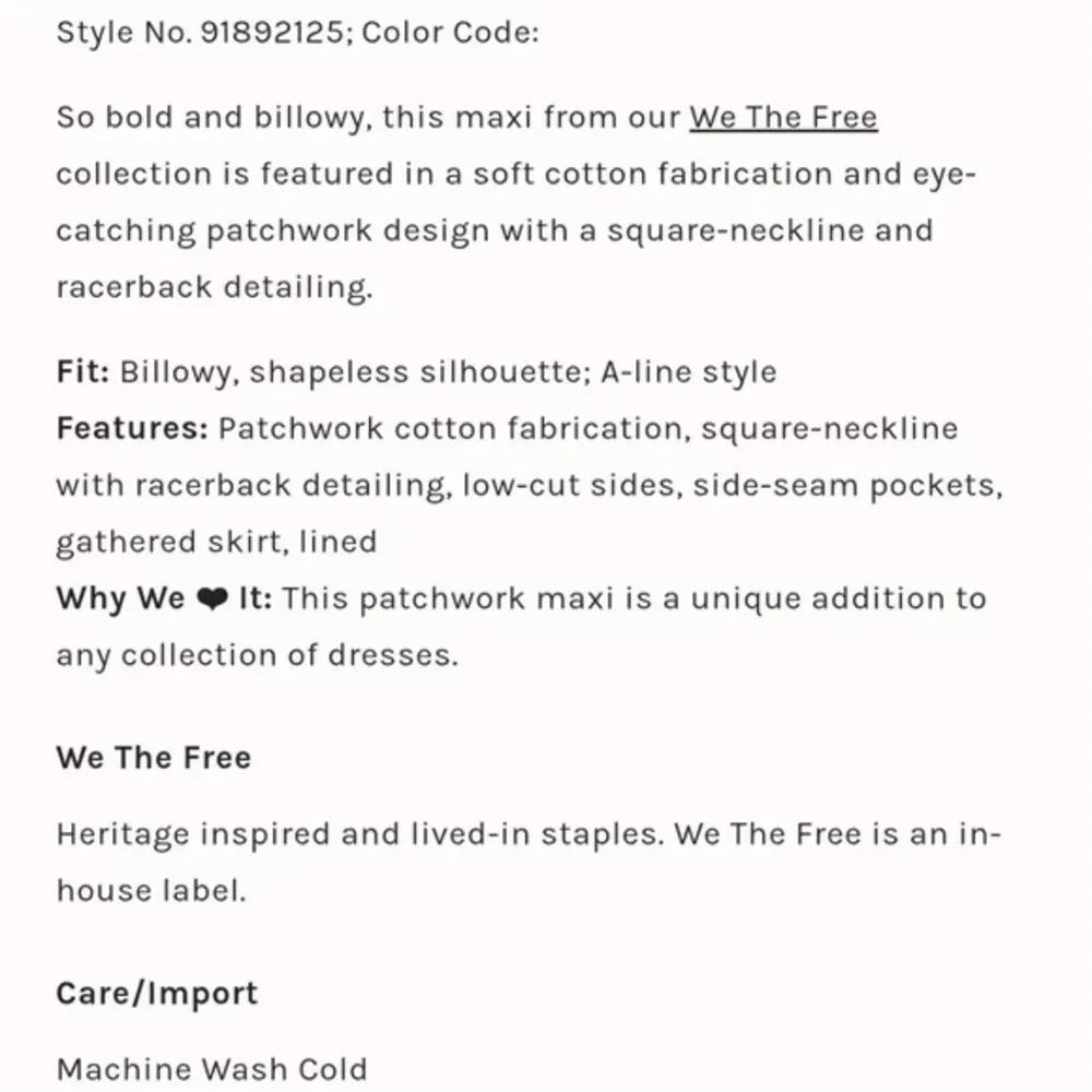 Free People We the Free Heritage Maxi Dress | Size Small | Forth of July Outfit - Image 6