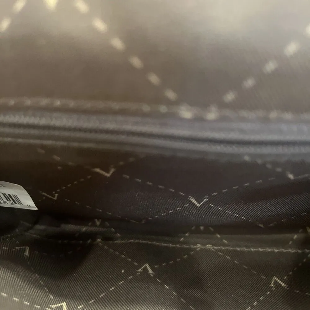 Clutch Purse Vince Camuto Crossbody Leather Tan detachable shoulder strap - Image 6