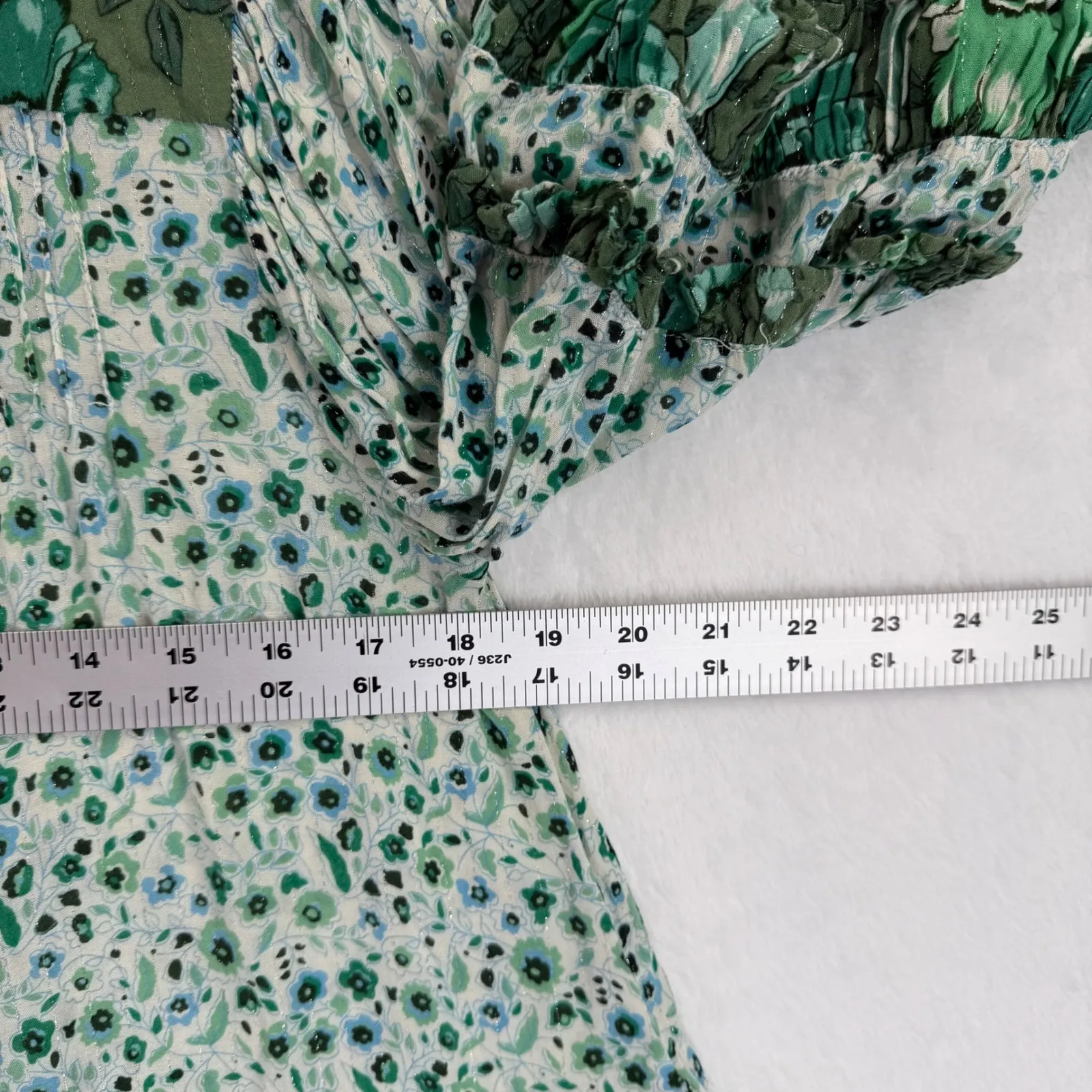 Spell and the Gypsy Collective Winona Ivy Green Floral Print Top‎ Boho Blouse S - Image 2