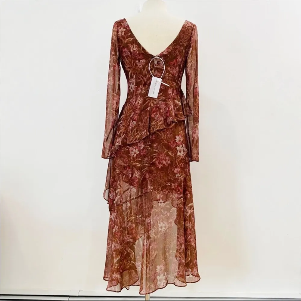 Marchesa Notte cocktail dress NWT Red Size 2 - Image 6