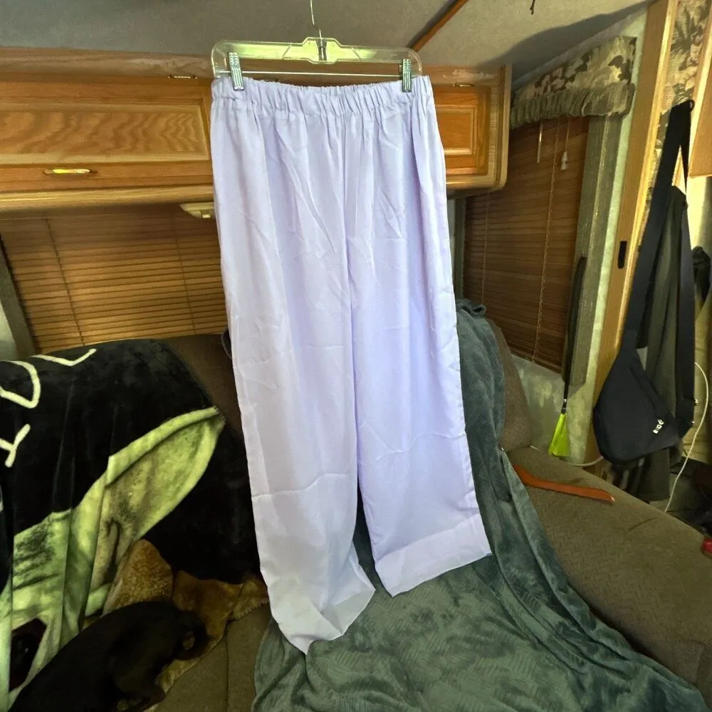 Adrianna Papell Purple Sequin Tank Top and Pants Set - Size 10 - Image 14