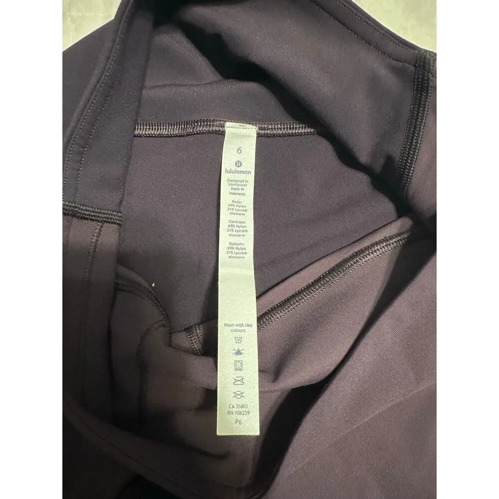 Lululemon Wunder Under Leggings Size 6 Color Block Purple Athleisure NWOT - Image 4