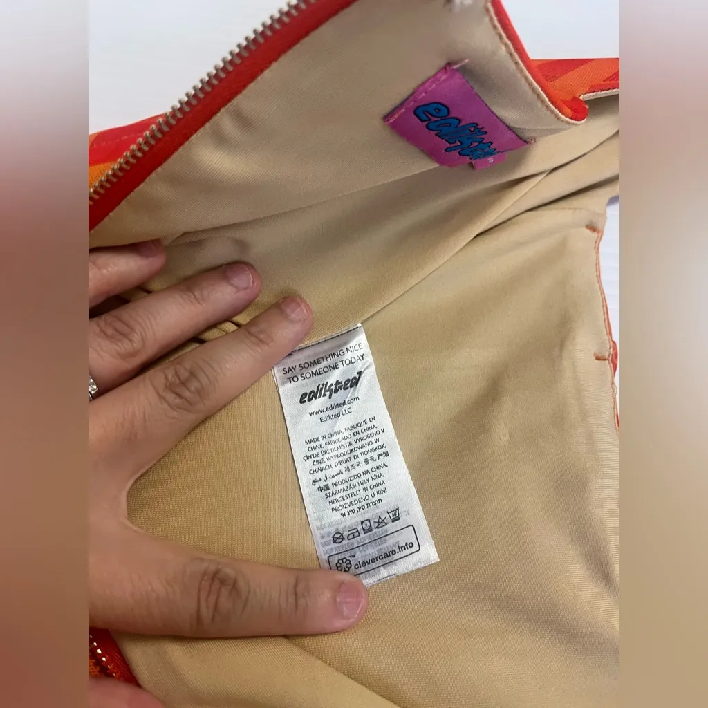 ALIN CORSET TOP‎ Edikted burnt orange - Image 15