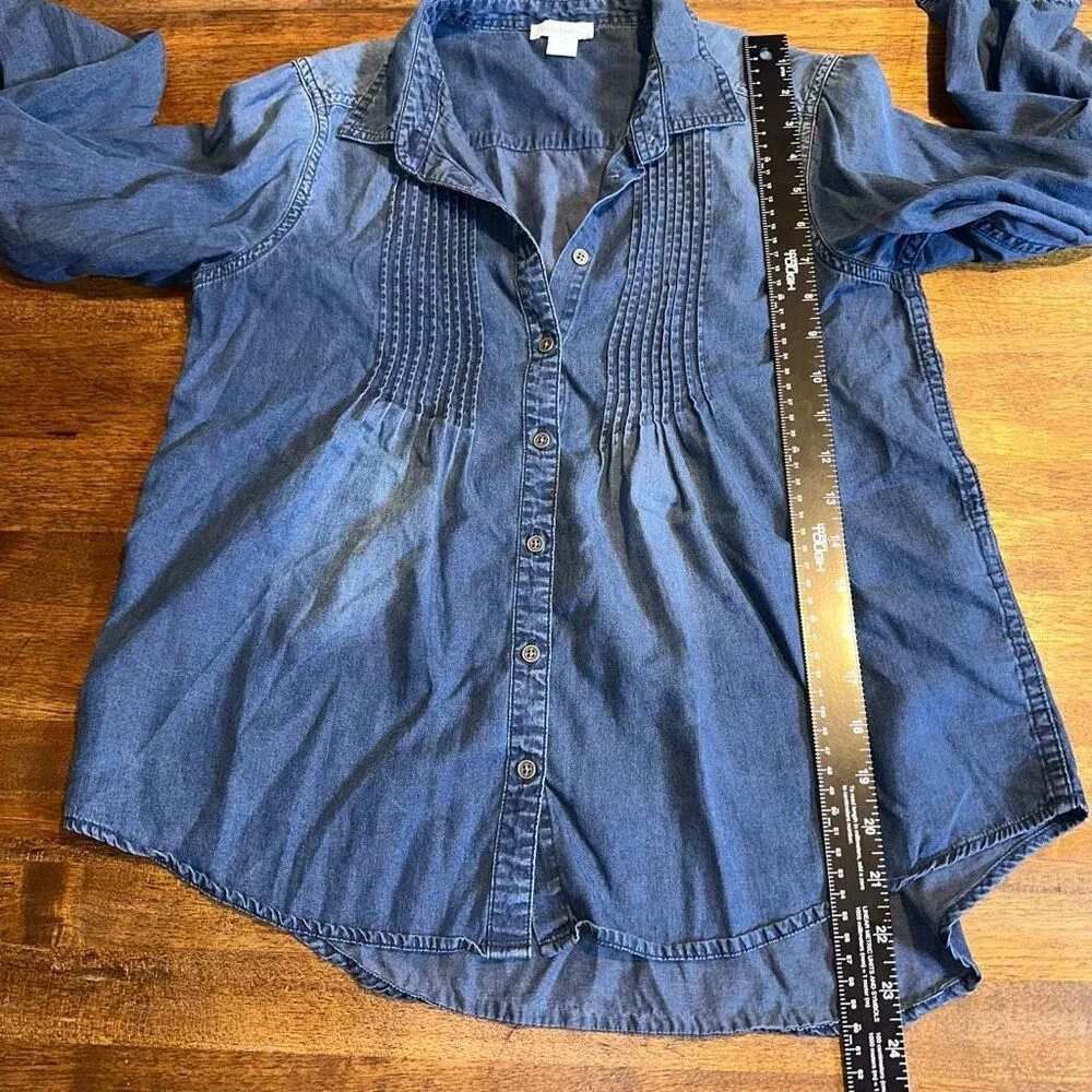 Sundance Larkes Tune Chambray Blouse - Image 6