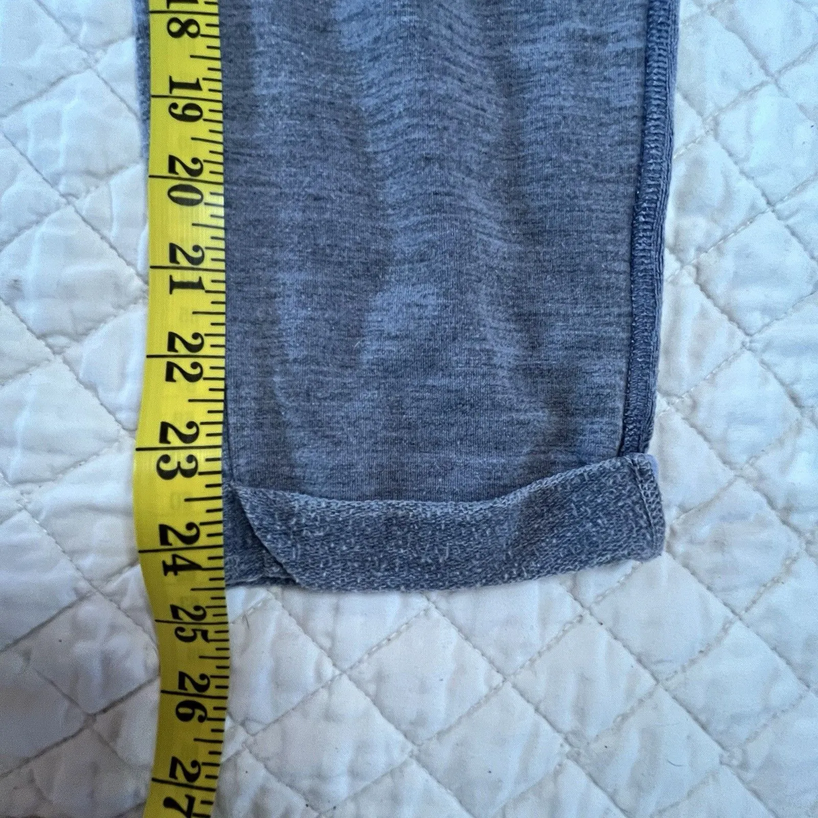 Y2K Lucky Brand Sweatsuit Open Back Terry Velvet Soft Gray Size Small Cuffed - Image 14