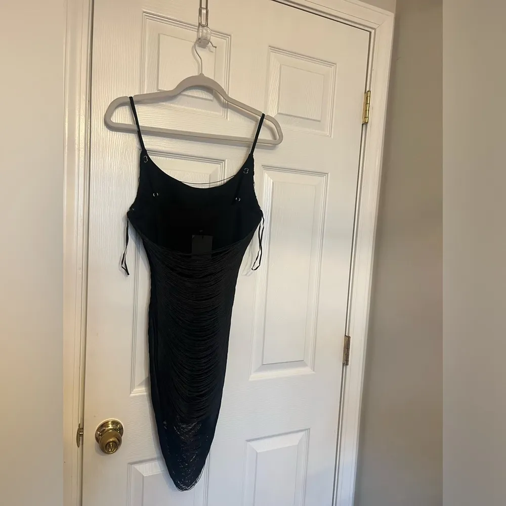 NBD Roopa Mini Dress in Black - Image 6