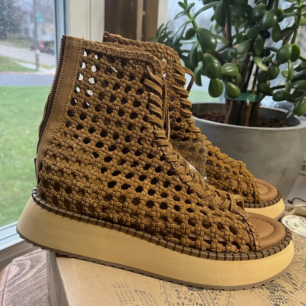 FREE PEOPLE Luca Lace Up Sandal - Size 9 - Image 3