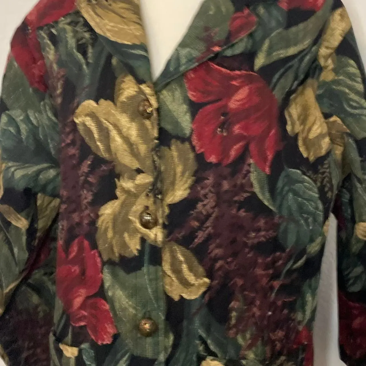 Two Potato Laguna Beach 1990's Women's Multi Jacket Medium Green - Image 3