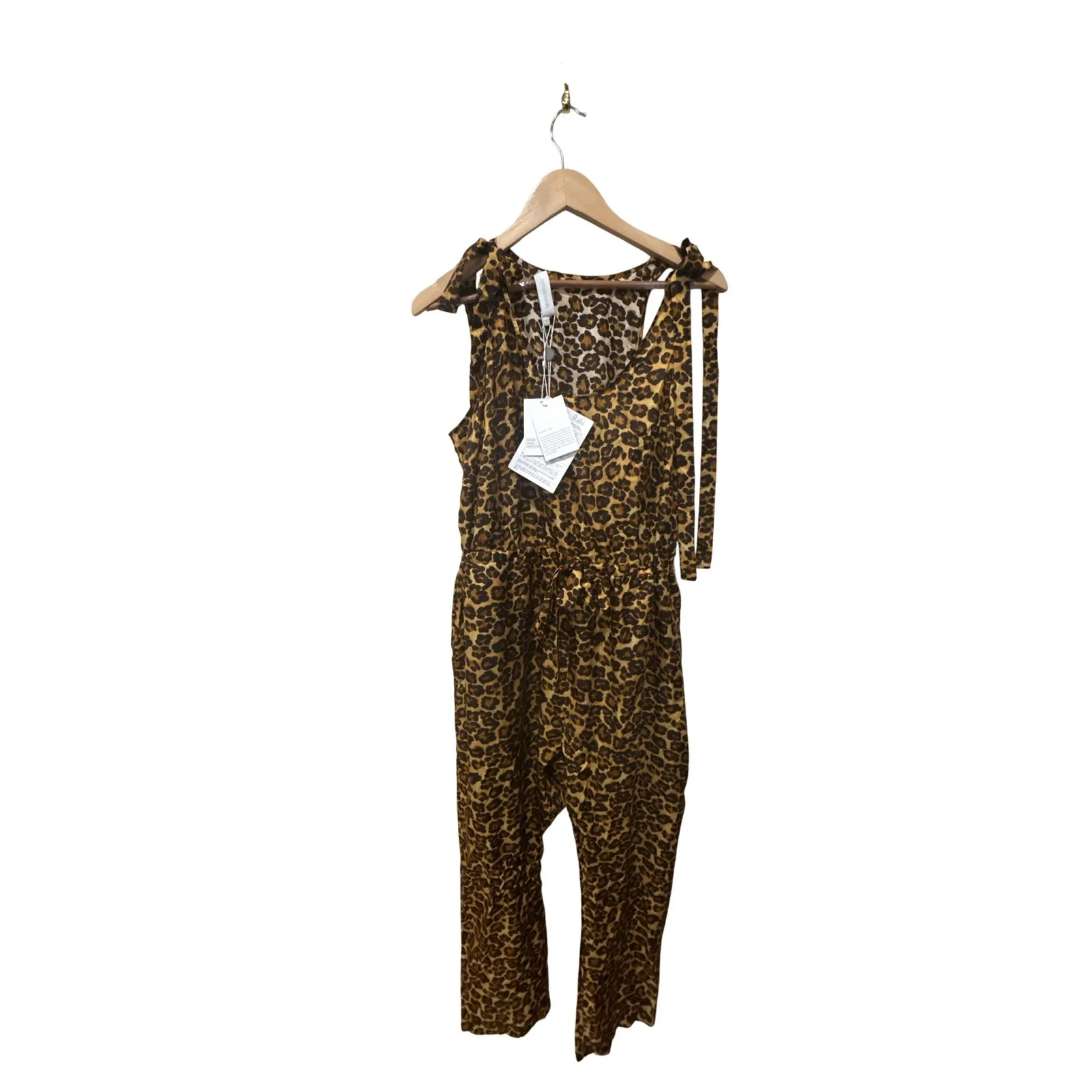 Zimmermann Amelie Tie Shoulder Jumpsuit Size 10 - Image 6