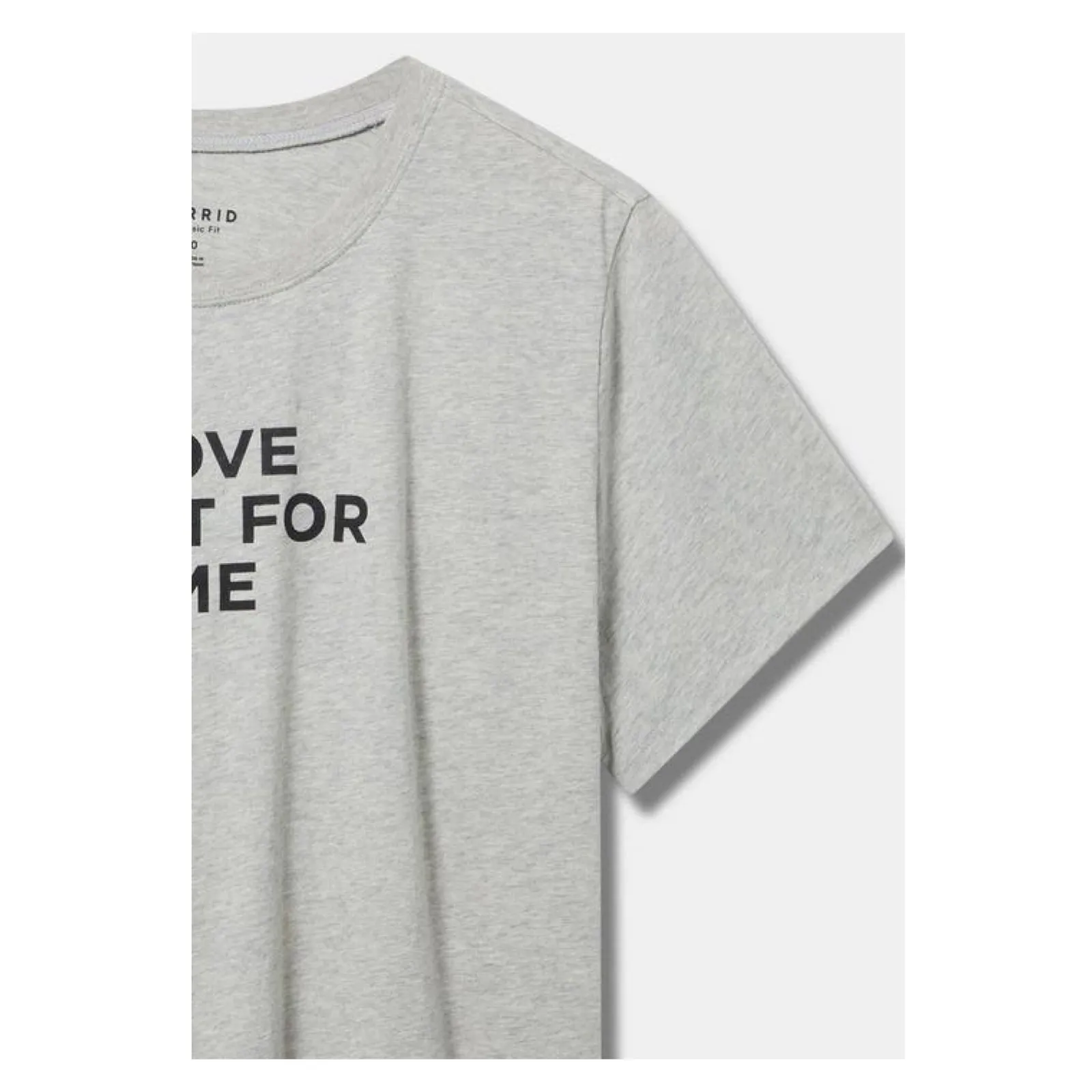 Torrid Gray Love That For Me T-Shirt Sz.4 - Image 3