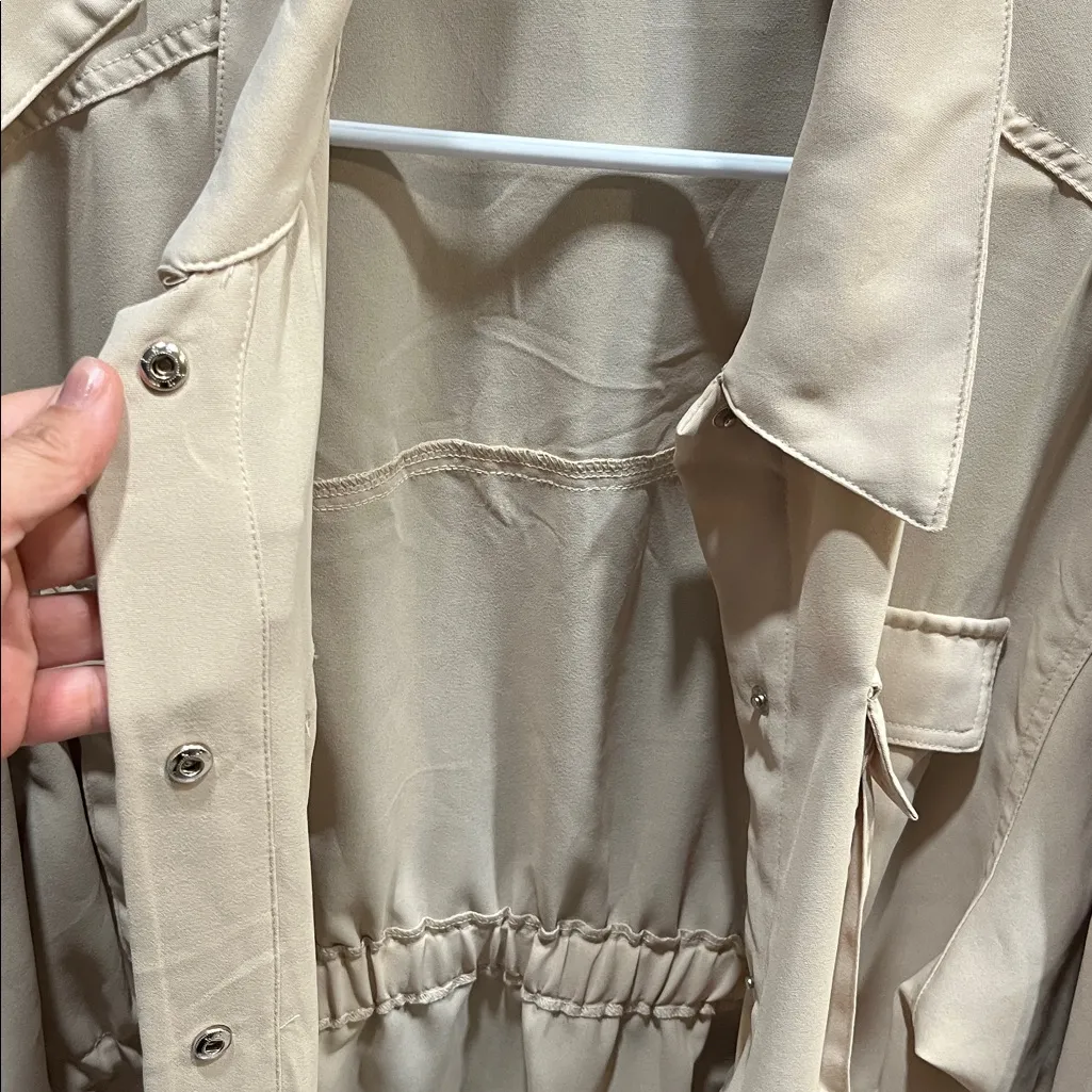 NWOT Sweet Rain Light‎ Tan Utility Jacket - Image 7