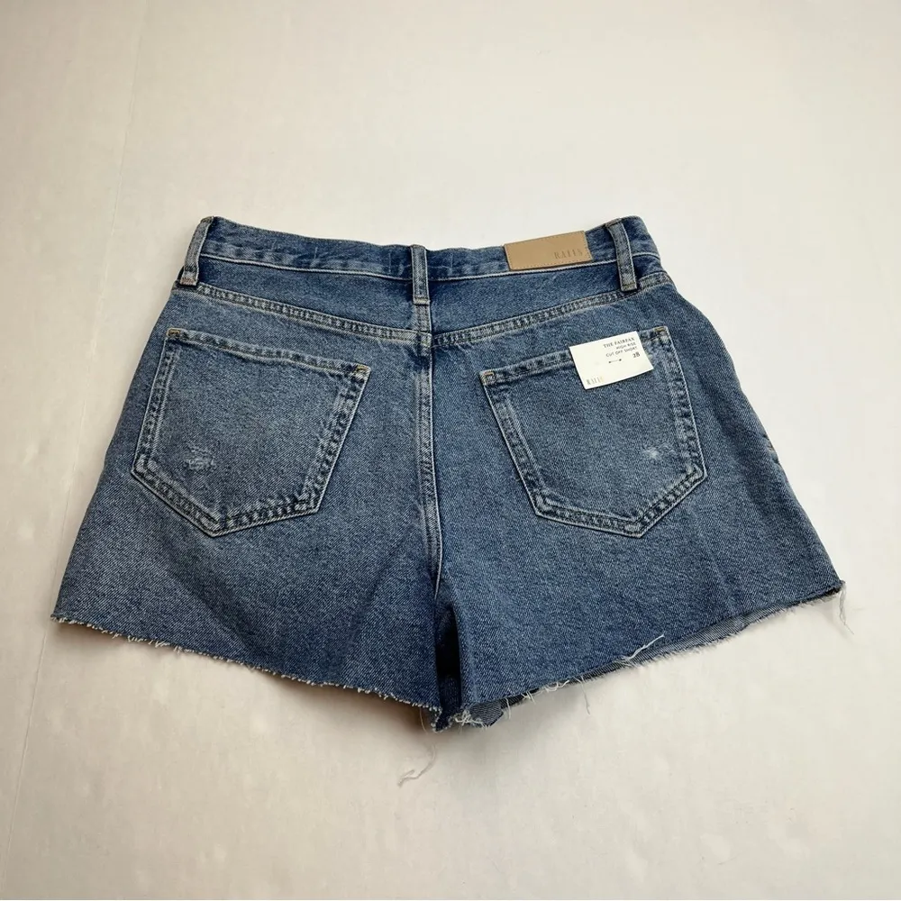 Rails The Fairfax High Rise Cutoff Short Women Size 28 Blue Denim Button Fly NEW - Image 13