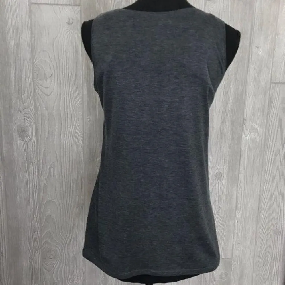 Eileen Fisher grey sleeveless tank top camis xsmall grey - Image 3