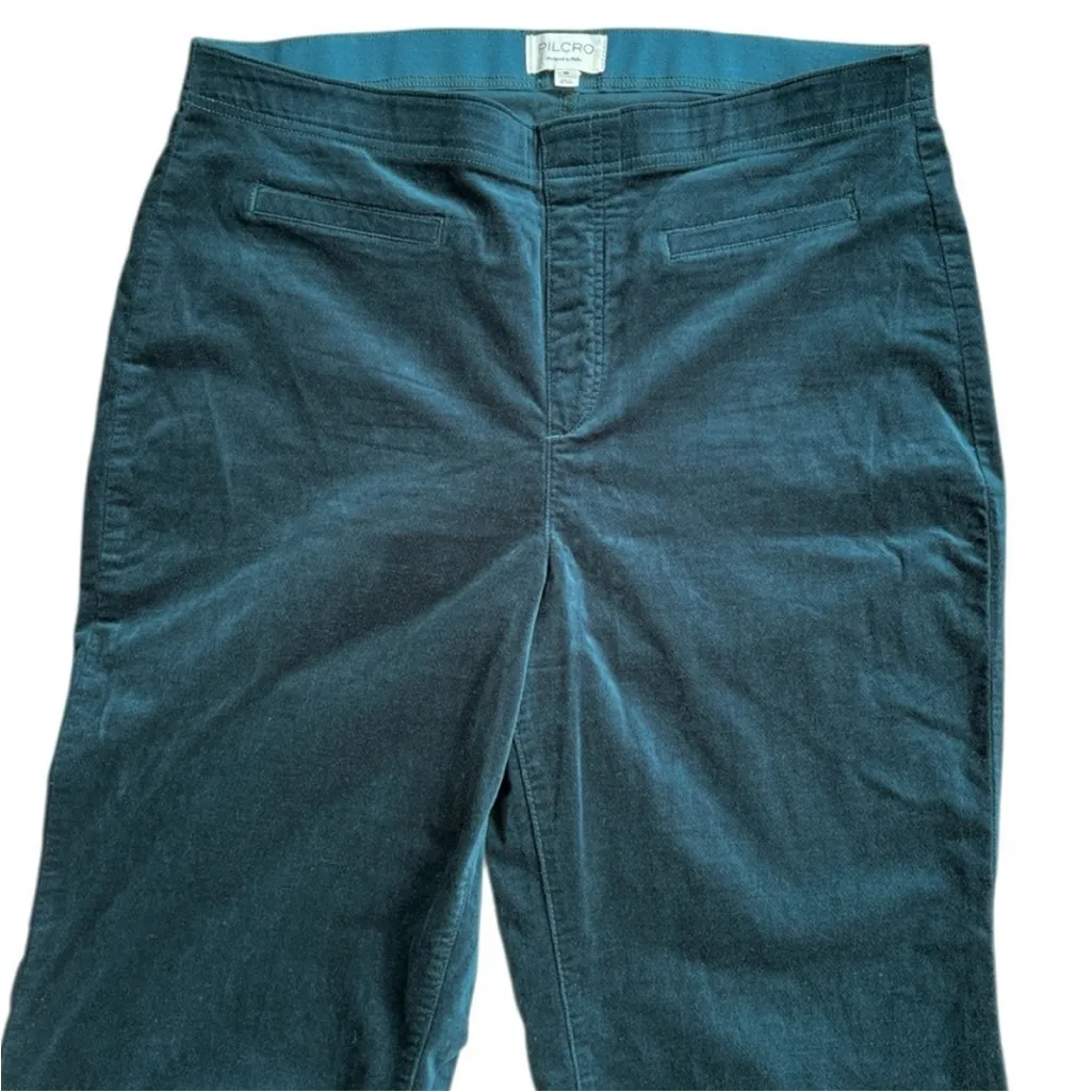 EUC Anthropologie Pilcro Retro Flare
Velvet Pants Sea Green Size 32 - Image 6