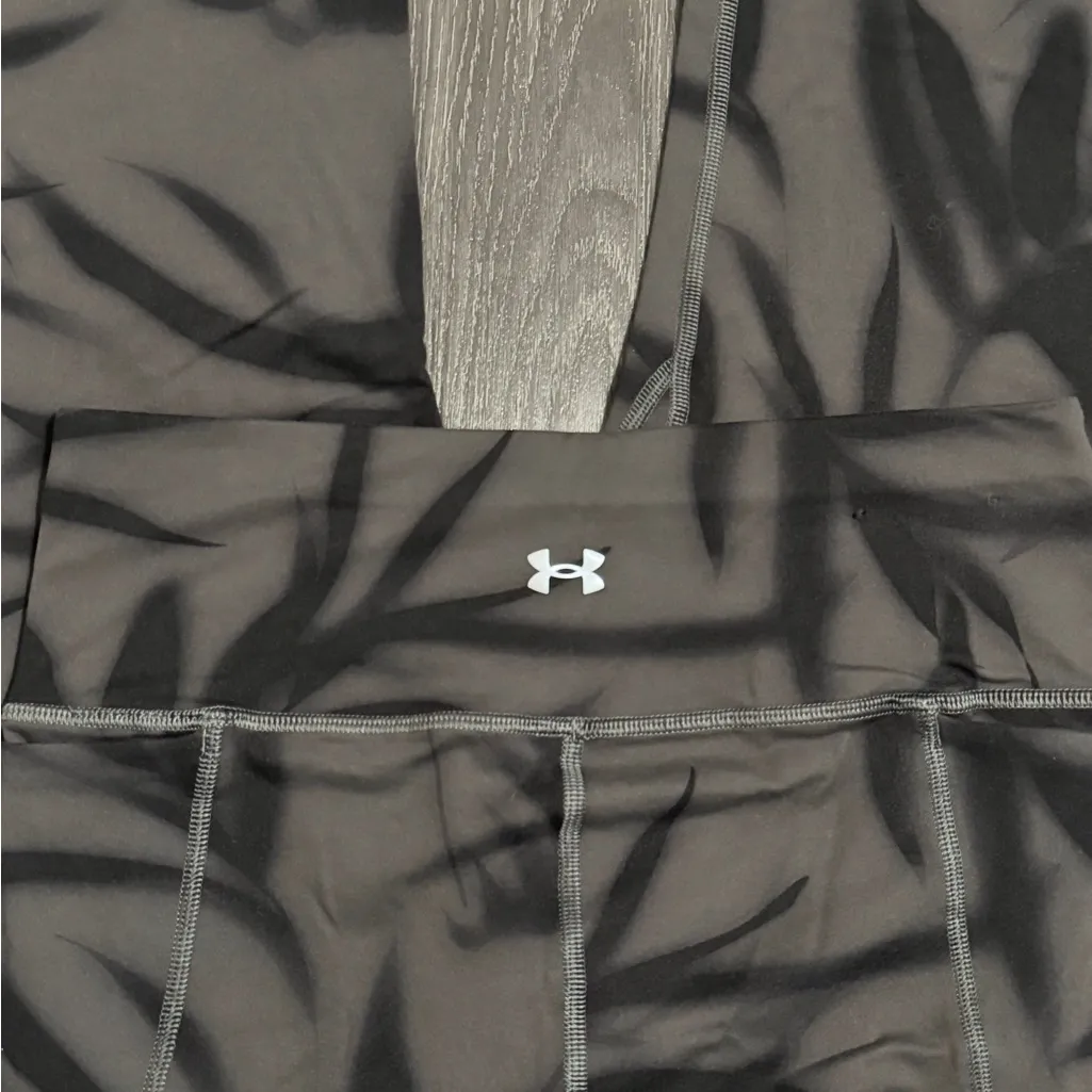 Under Armour Women Compression 
Tights Pants Gray/Black Size Medium - Image 5