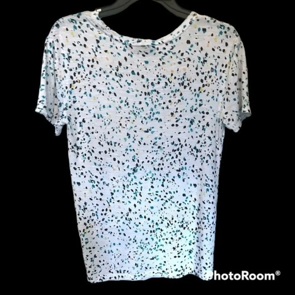 Apt. 9 Seaglass White Knot Front Tee Size X-Small - Image 60