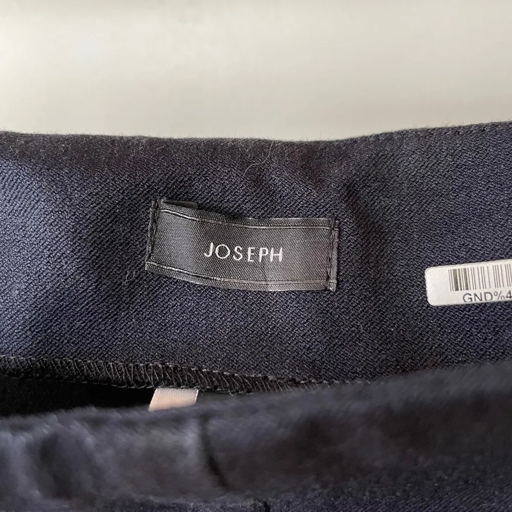 JOSEPH Navy Blue New Tony Cropped Gaberdine Trouser Dress Pant Size 40 (8) - Image 8
