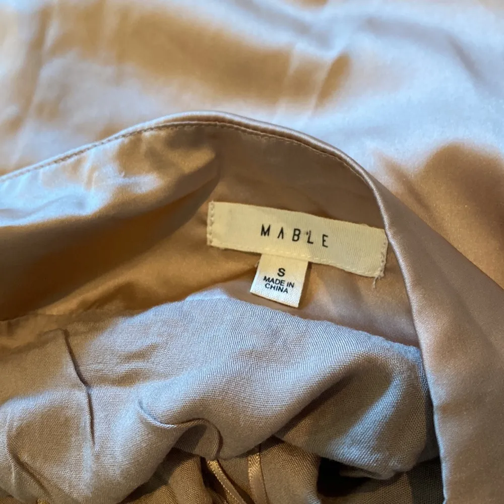 Mable silky skirt Tan - Image 3