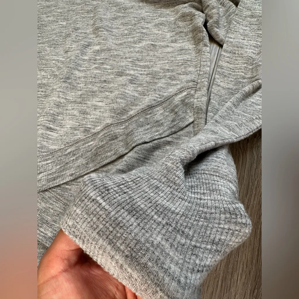 Yoga workout sweatshirt and leggings XS Gray - Image 10