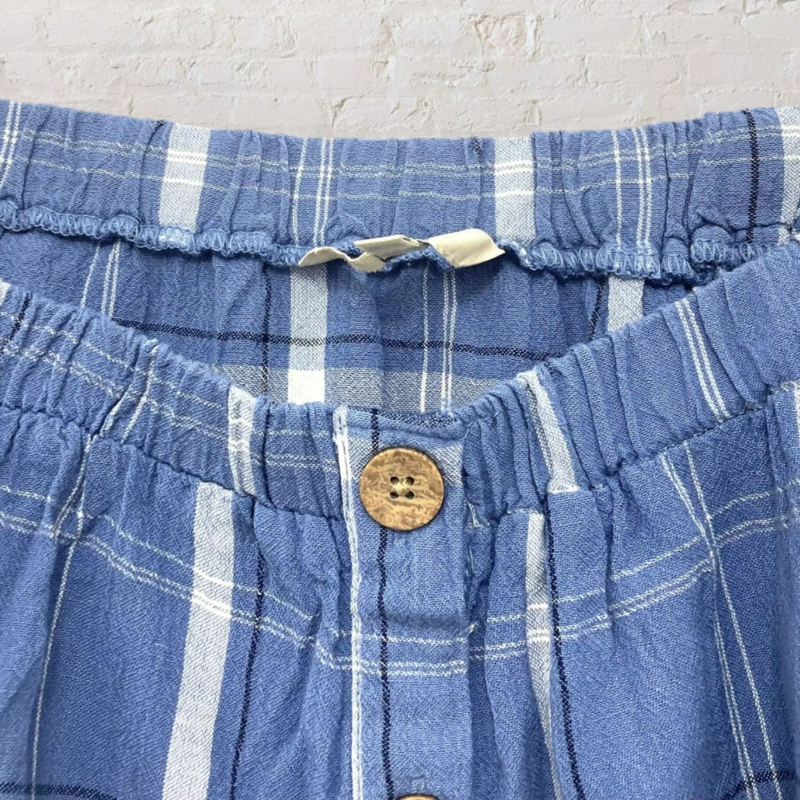 Clockhouse Blue Plaid Off - Image 4