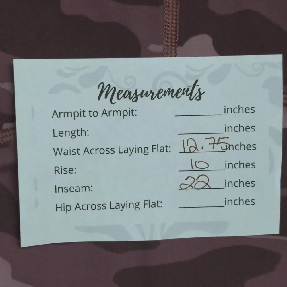 Athleta Women Elation 7/8 Tight Legging Rose Camo Mid Rise Back Pocket Petites S - Image 10