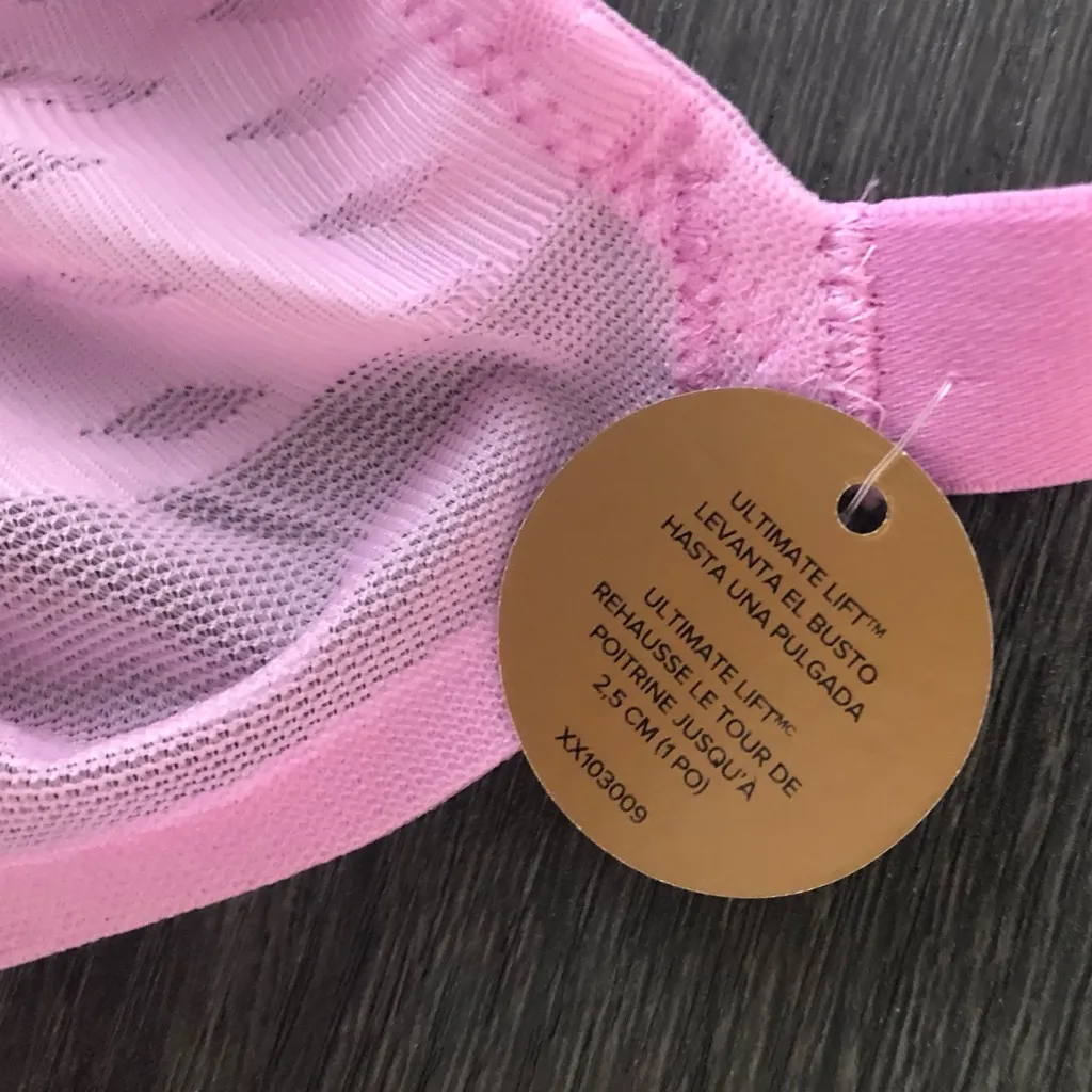 New! $74 Wacoal ELEVATED ALLURE 855336 Underwired Pink Bra 40C NWT - Image 13