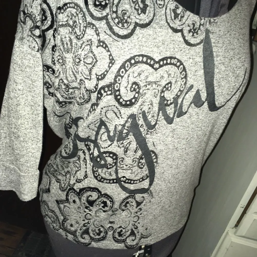 Desigual M heathered oversized T-shirt - Image 2