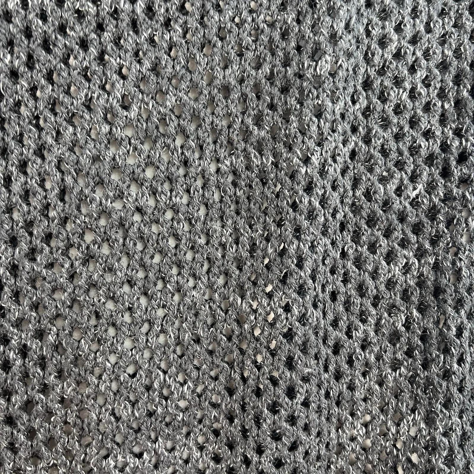 Anthropologie Pilcro Open Stitch Crew Neck Sweater Gray Slouchy Oversized Knit - Image 6