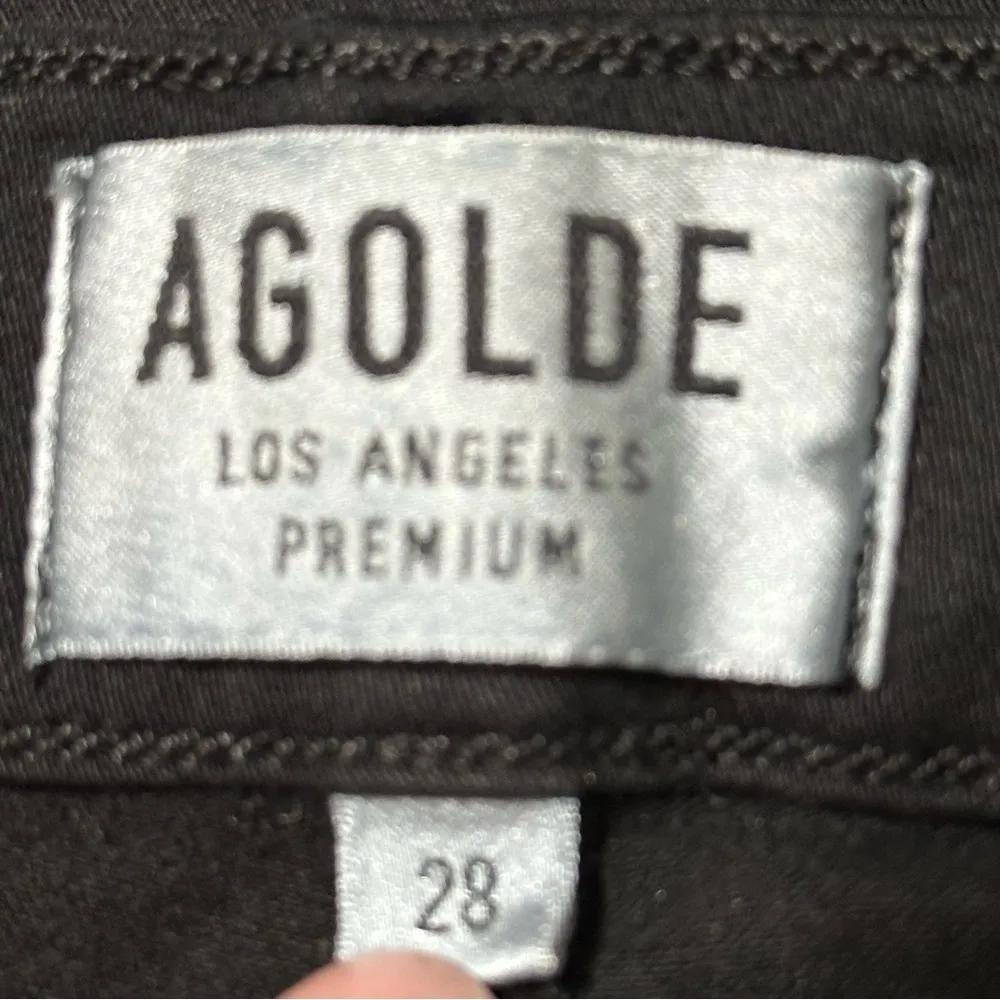 AGOLDE Denim Women’s Size 28 Moonstruck Black Sophie High Rise Skinny Jeans - Image 6