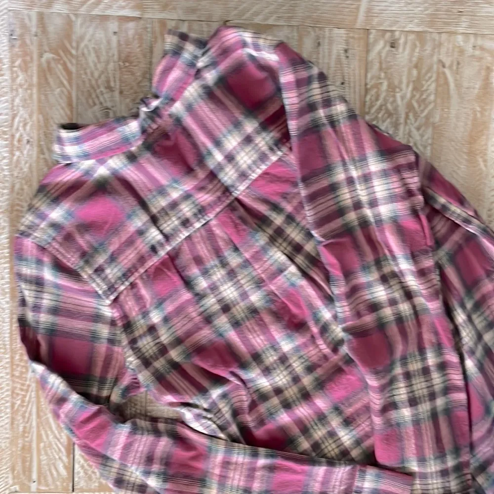💜Juniors' SO® Plaid Flannel Button Down Shirt💜NWT ~xs - Image 2